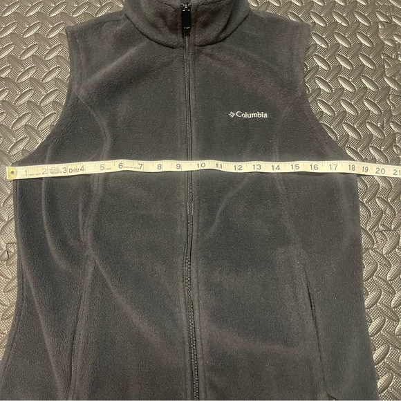 Columbia Benton Spring Fleece Vest Zip Up Black Size Small - Picture 6 of 8